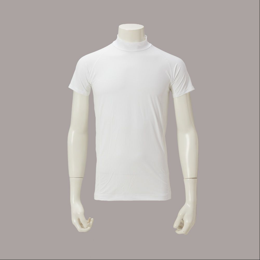 YL1683 ハイネック半袖シャツ